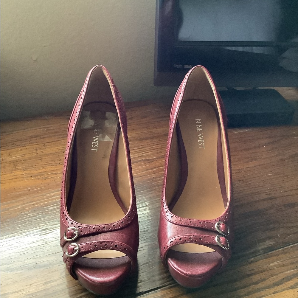 Nine West red heels